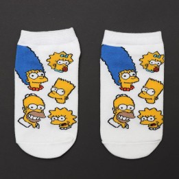 Moteriškos itin trumos kojinaitės "Simpsonai 2"