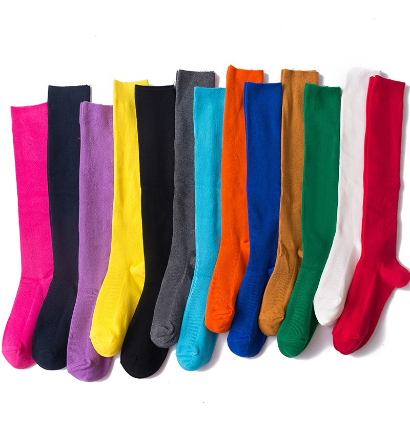 Moteriškos kojinės "Iki kelių" (įvairių spalvų)
