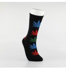 Kojinės vyrams "Weed" (juoda/marga)