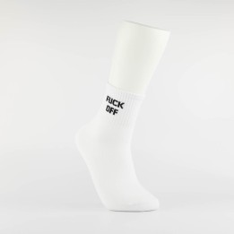 Vyriškos kojinaitės "FUCK OFF" (baltos)