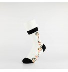Moteriškos nailoninės kojinės "Gėlių pieva"