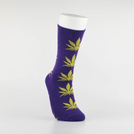 Kojinės vyrams "Weed" (violetinė/salotinė)