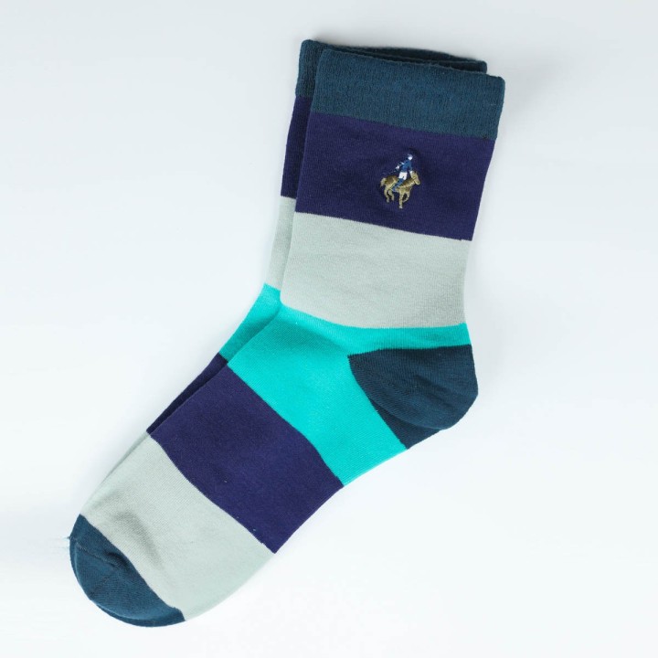 Vyriškos kojinės PIER POLO "Dryžuotos" (violetinė)