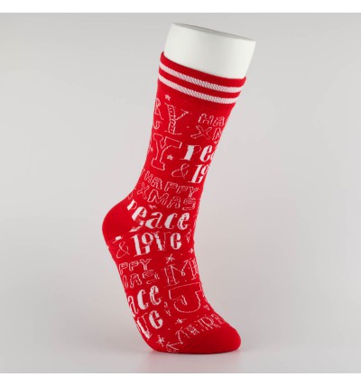 Šventinės kojinės vyrams "Raudonos kalėdos"