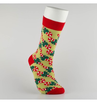 Šventinės kojinės "Kalėdinės lazdelės"