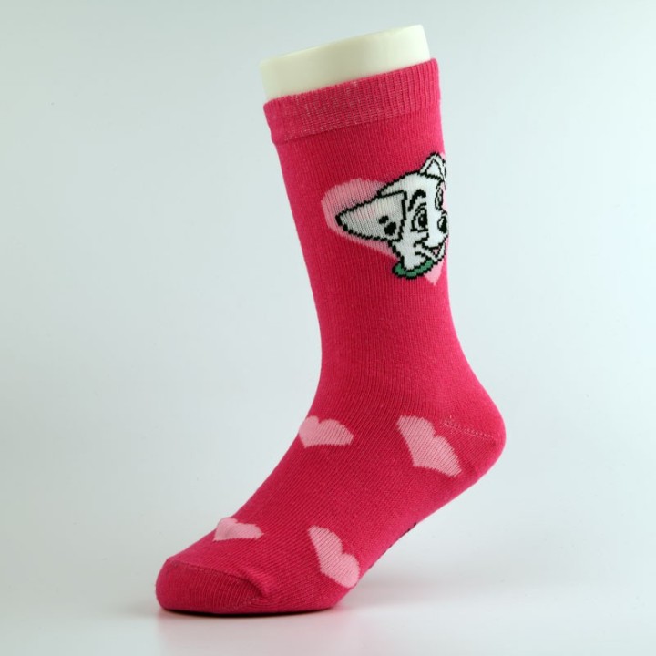 Vaikiškos kojinės "101 dalmatinas" rožinės