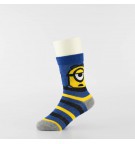 Vaikiškos kojinės "Minimukai" (3 poros, pilka/mėlyna)