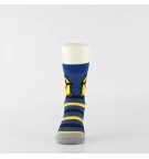 Vaikiškos kojinės "Minimukai" (3 poros, pilka/mėlyna)